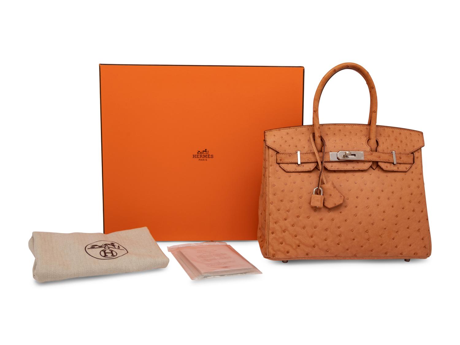 Hermès Birkin 30 in Ostrich, 2007