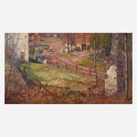 Kenneth R. Nunamaker (American, 1890–1957) River Road at Centre Bridge