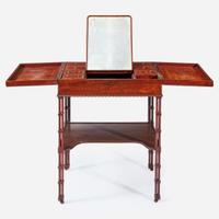 A George III Carved Mahogany Dressing Table circa 1765