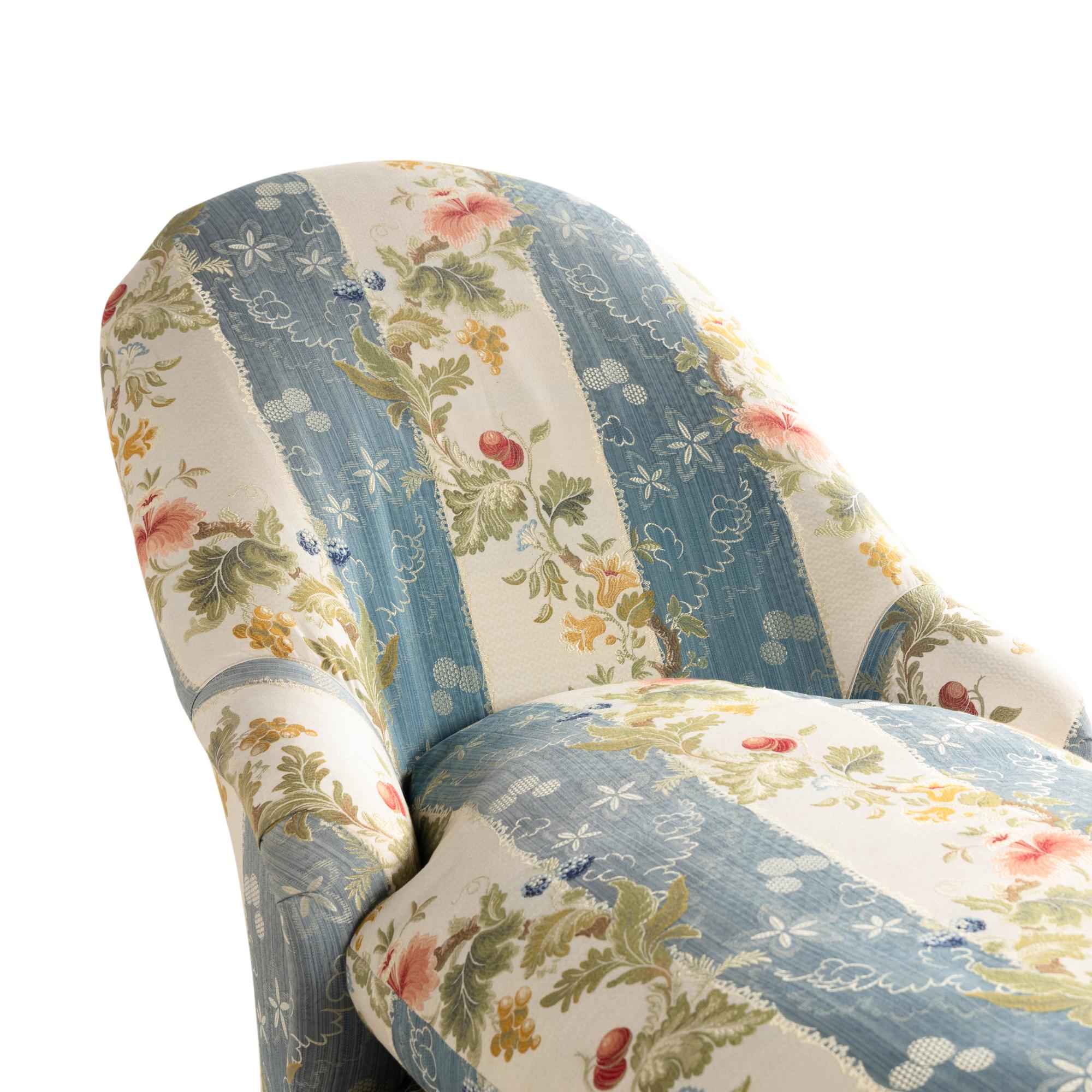 A Scalamandré Chaise Longue