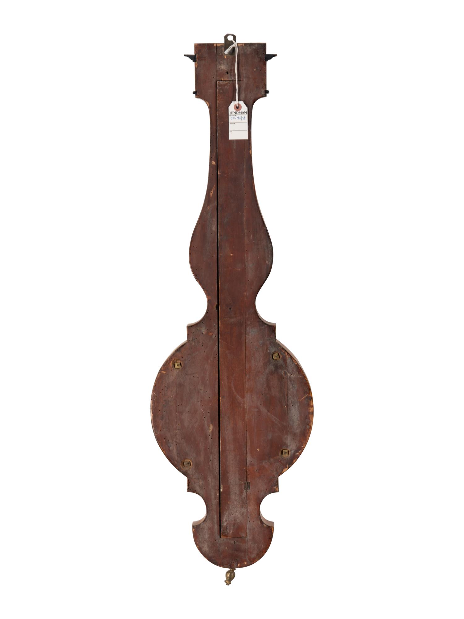 An English Satinwood Wheel Barometer
