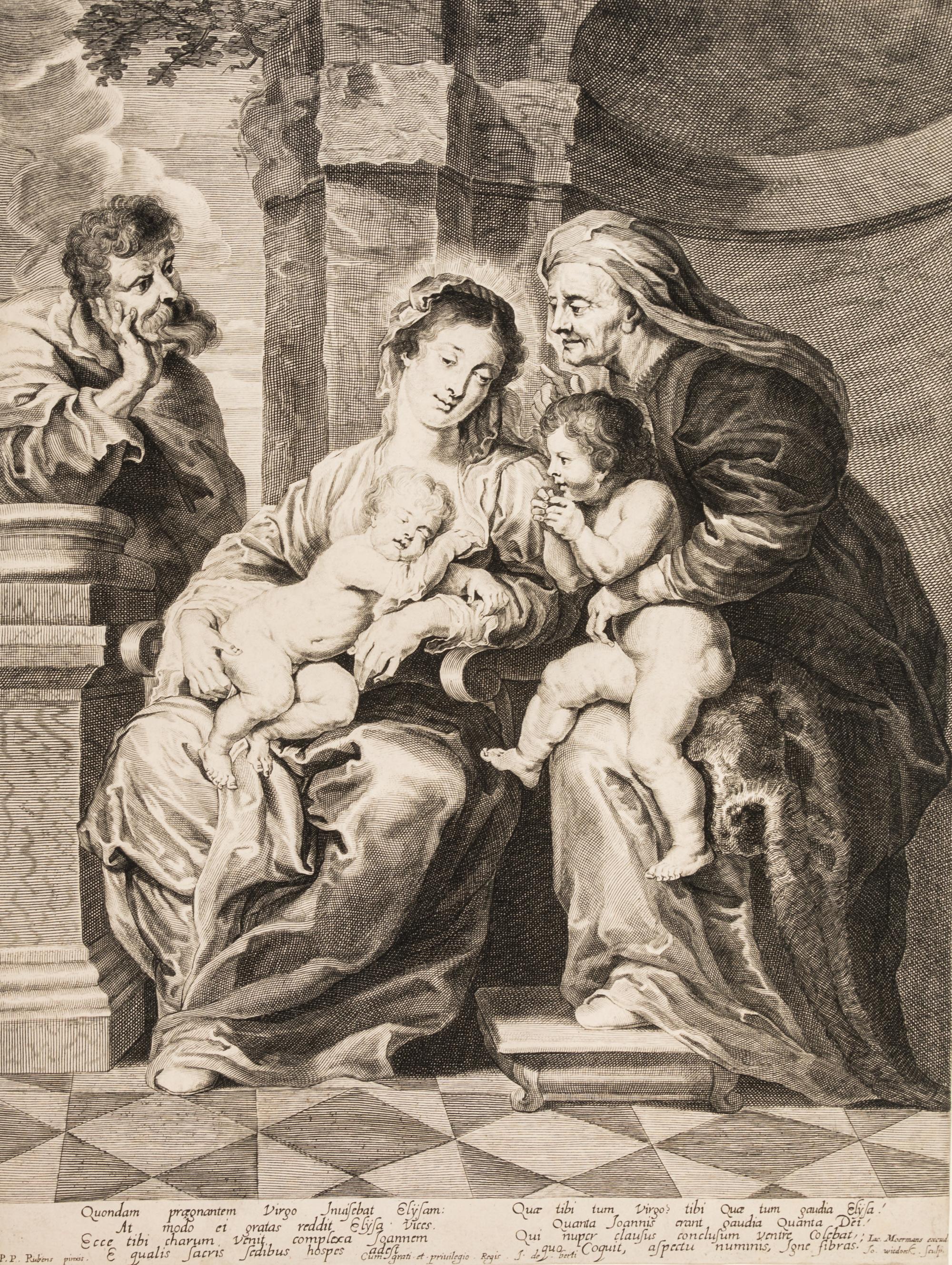After Peter Paul Rubens, (Flemish, 1577-1640), A group of five works: Virgo quem genuit and Adoravit by Schelte A. Bolswert (Dutch, 158