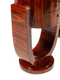 A Pair of Continental Rosewood Veneered Side Tables