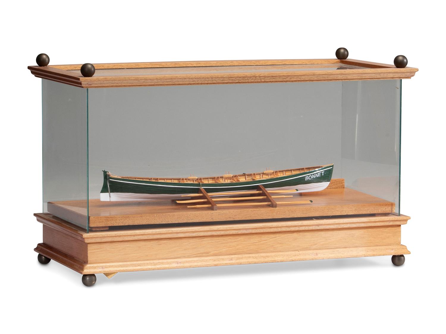A Painted Wood Model of the Pilot Gig "Bonnet"