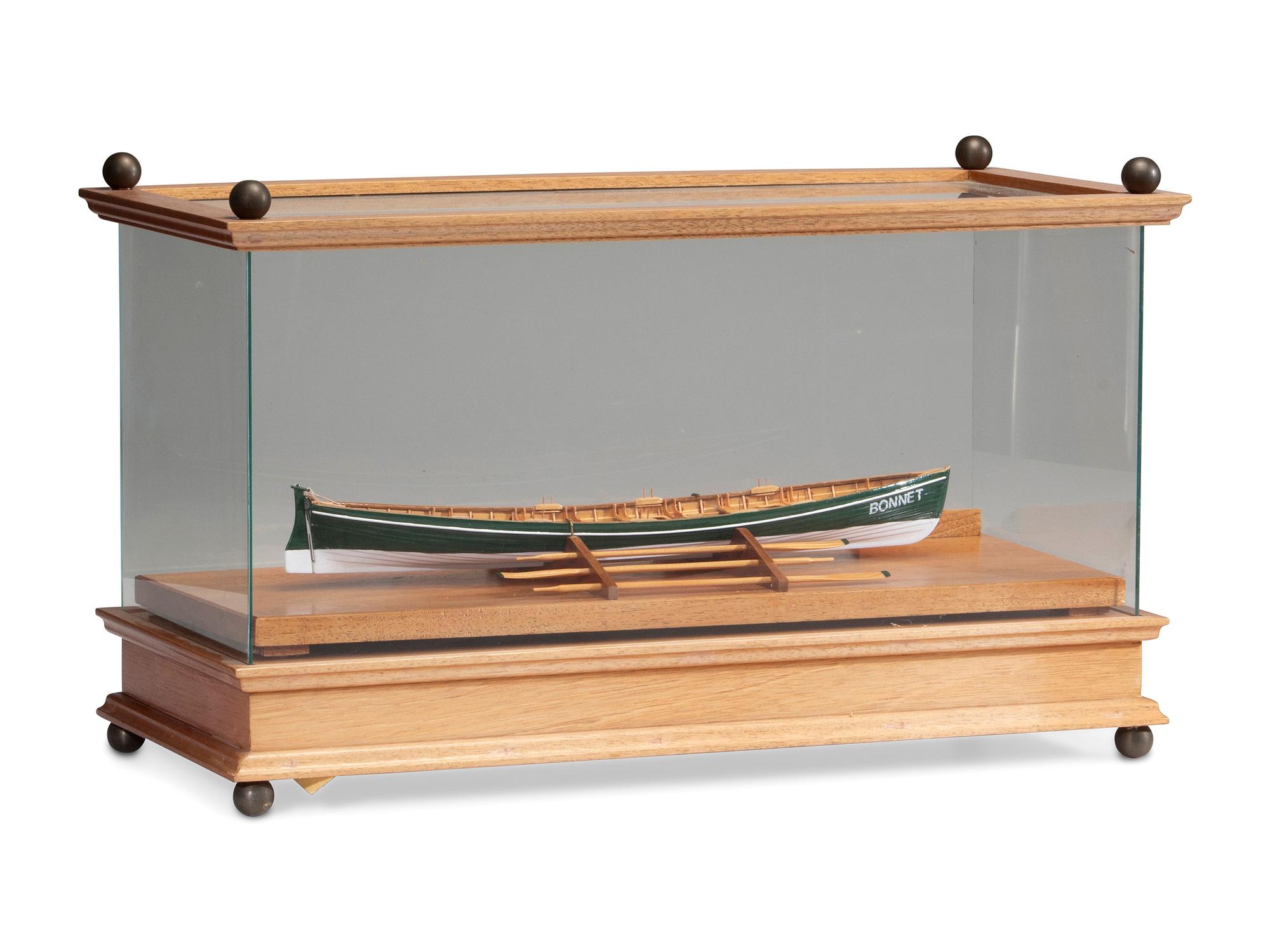 A Painted Wood Model of the Pilot Gig "Bonnet"