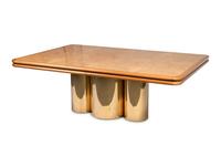 Dining Table, c. 1970 together with two leaves