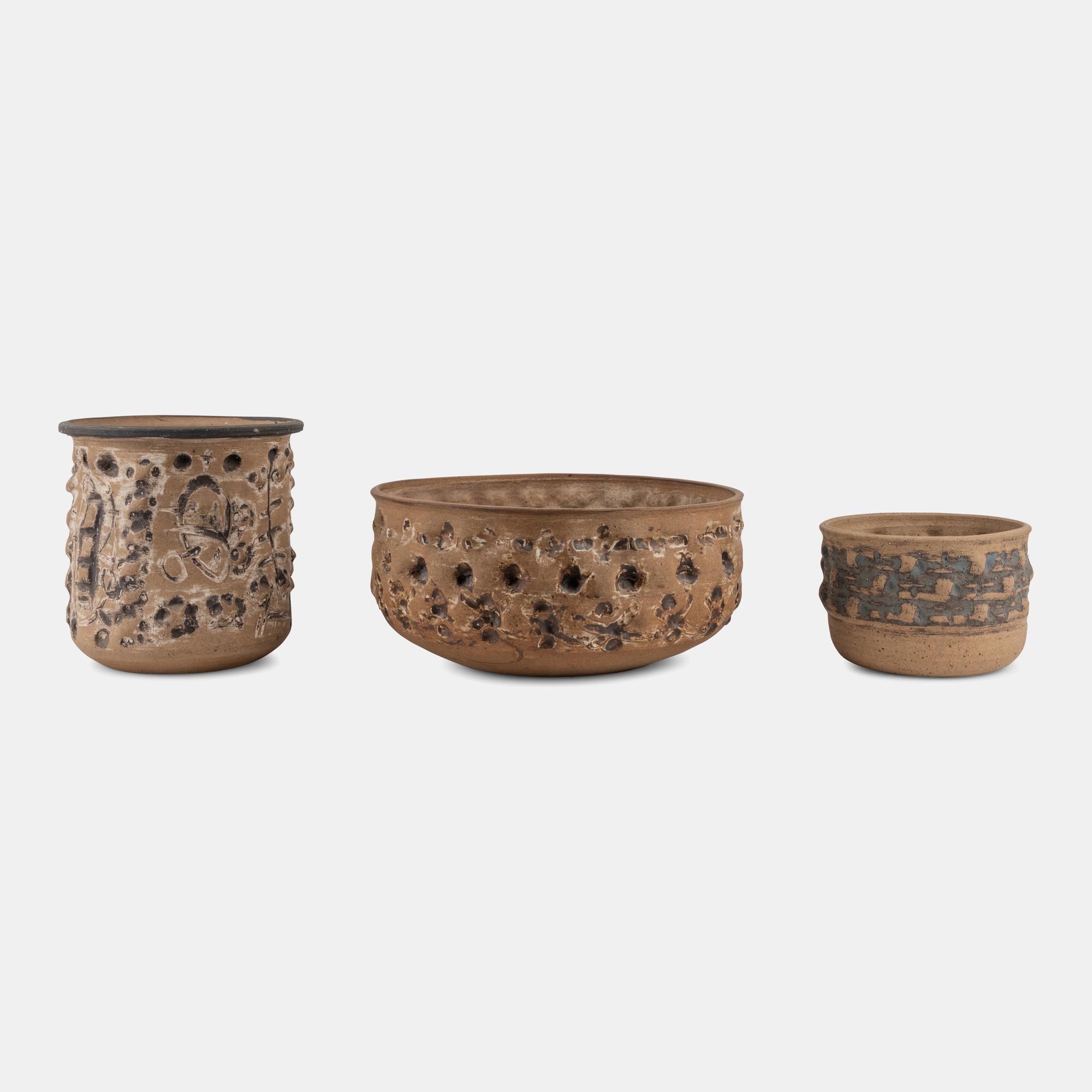 Collection of Three Planters, c. 1958-1960