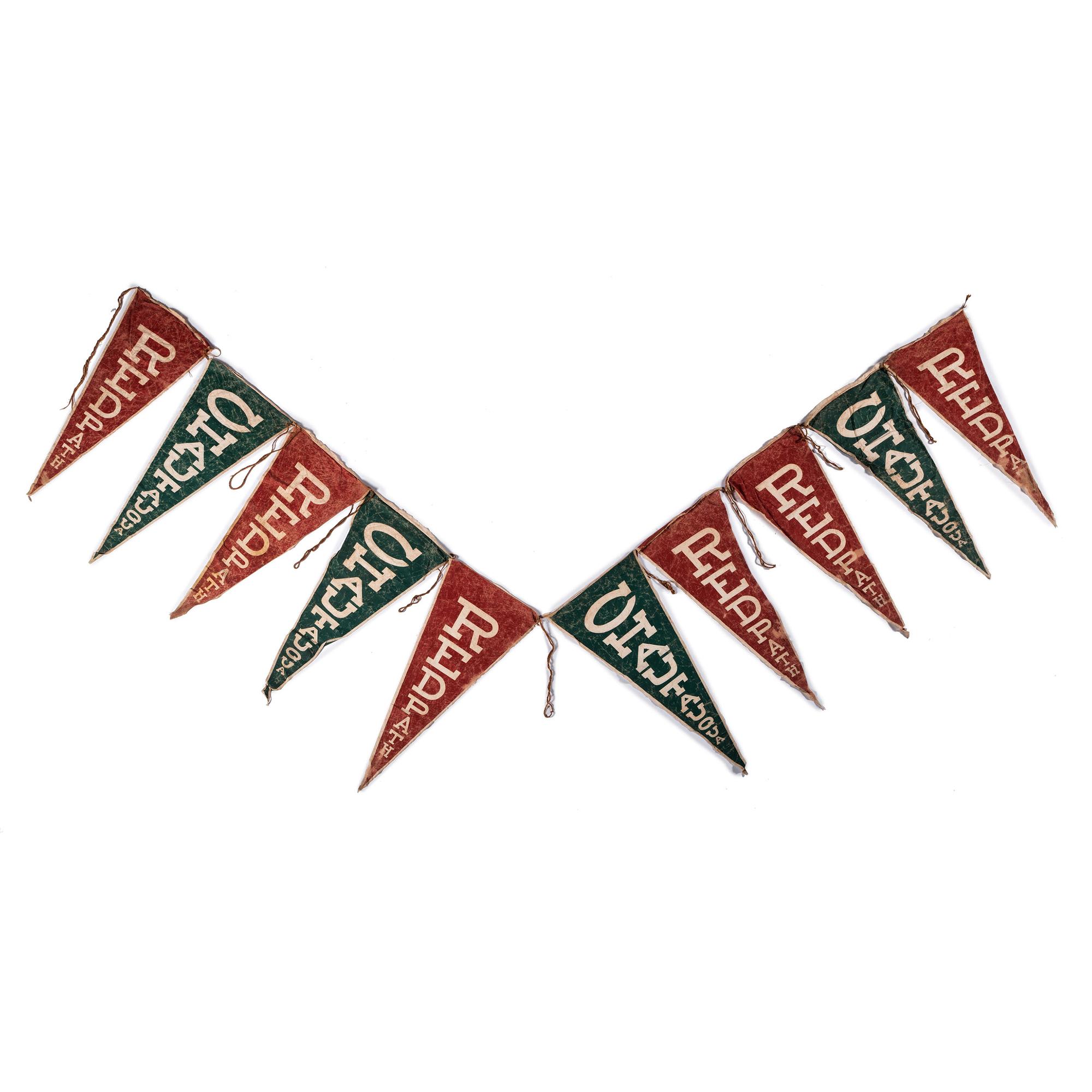 [AMERICANA]. Redpath Chautauqua pennant string, early 20th century.