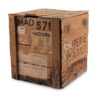 Visage au nez noir (A.R. 609), including original wooden crate from Madoura, 1969