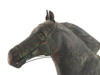 A Molded Copper and Cast Zinc Horse and Sulky