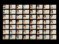 A Near Set of 1961 Post Cereal Baseball Cards (172/200)