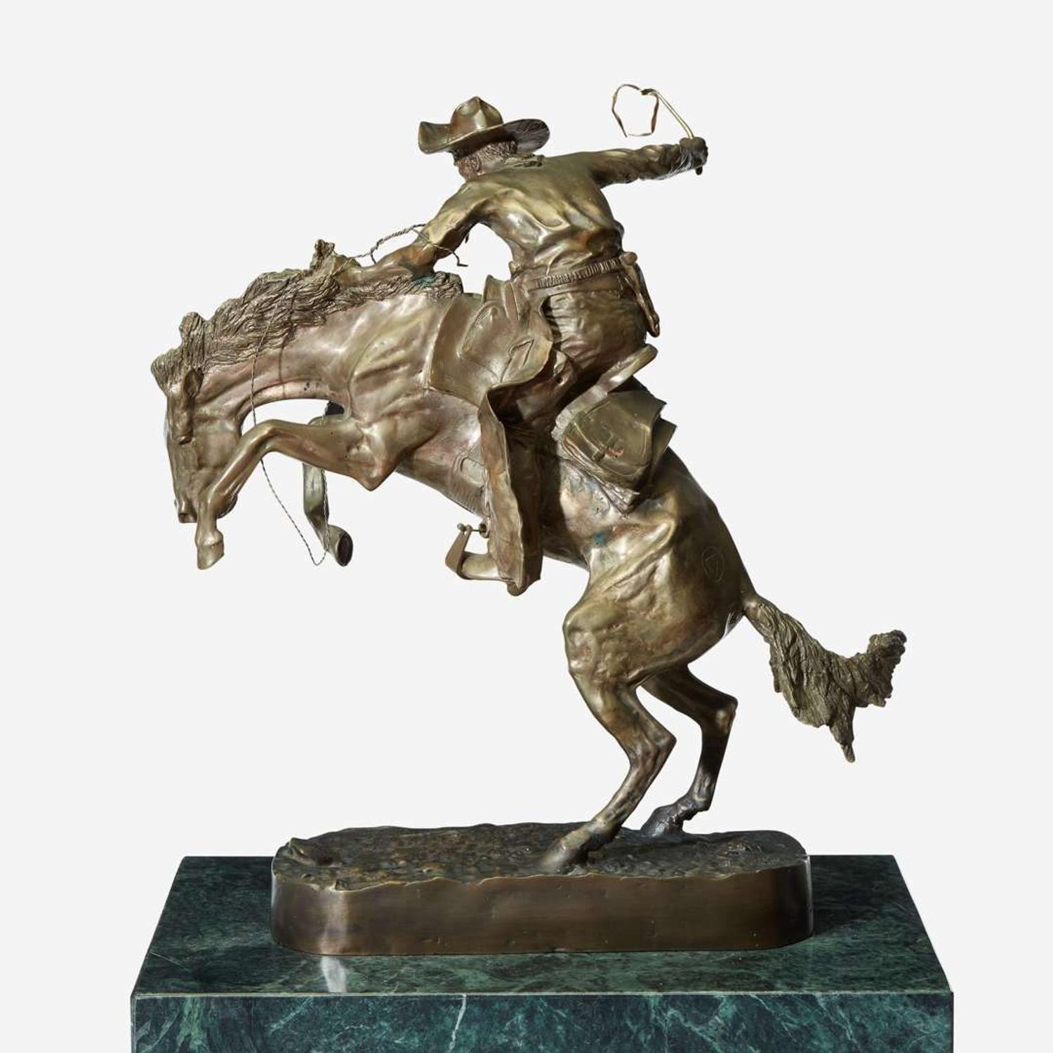 After Frederic Remington (American, 1861-1909) Bronco Buster