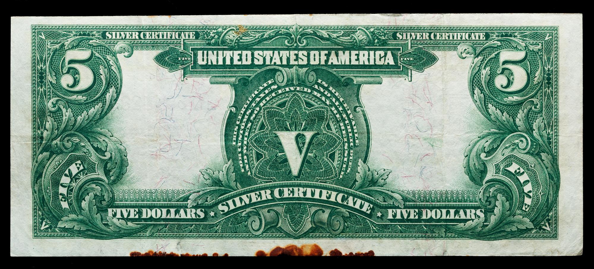 A United States Series 1899 Indian Chief $5 Silver Certificate — Fr. 231