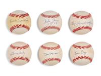 A Group of Negro League Legends Signed Autograph Baseballs