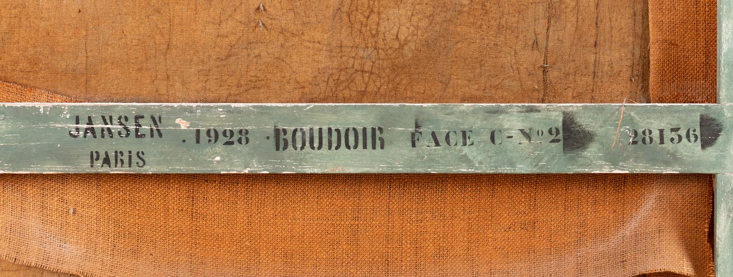 Ten French Painted Canvas Panels of Various Ports of France