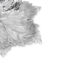 A Buccellati Silver Maple Leaf Form Dish