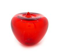 A Red Apple Paperweight Diameter 3 inches