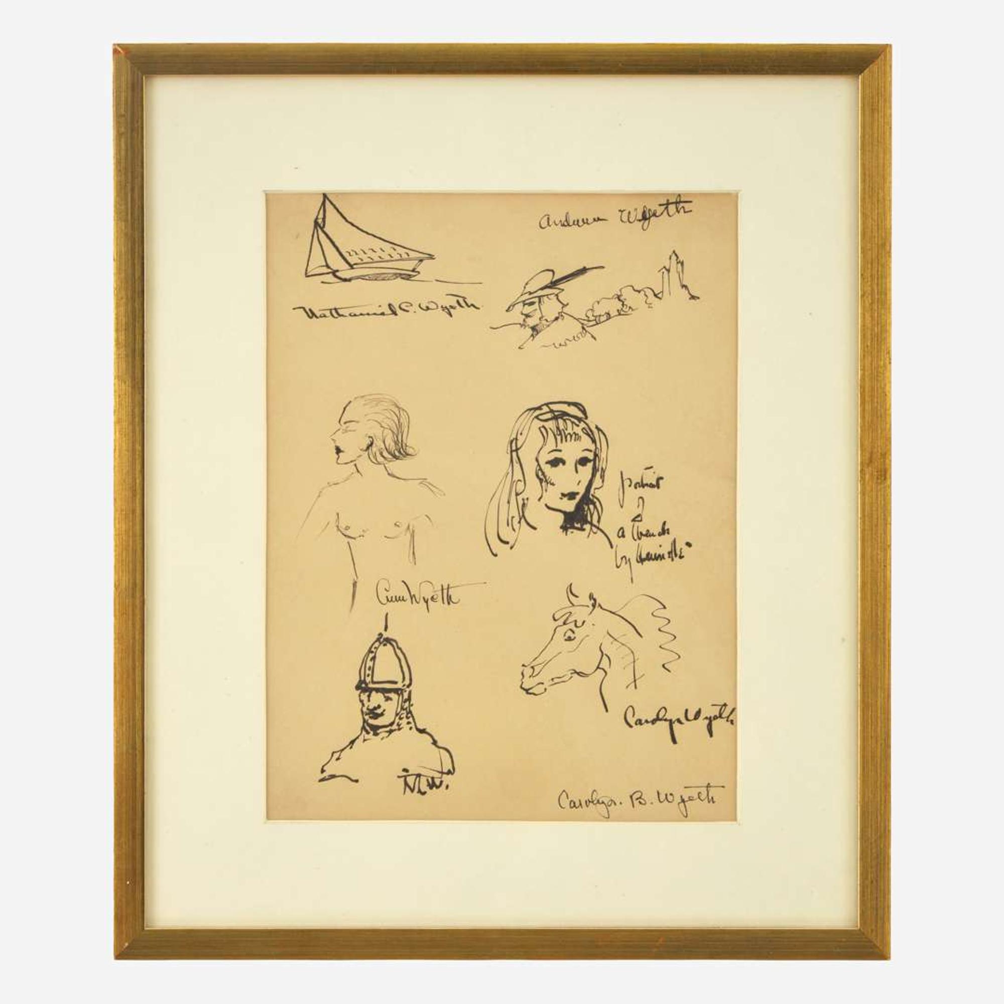 Wyeth Family Drawings by the Wyeth Family