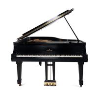 A Steinway and Sons Black Lacquer Grand Piano