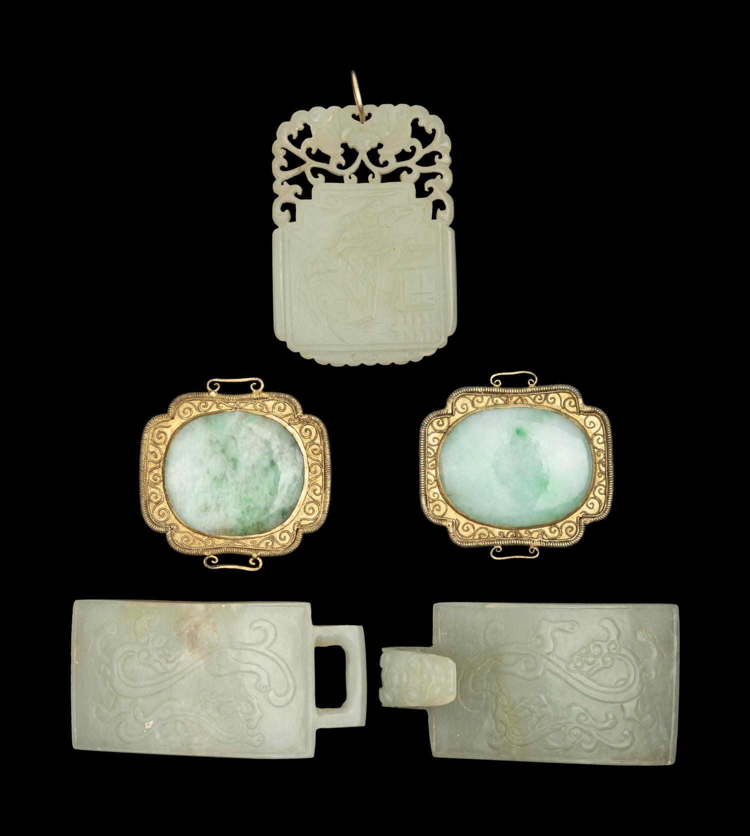 Three Chinese Jade and Jadeite Articles