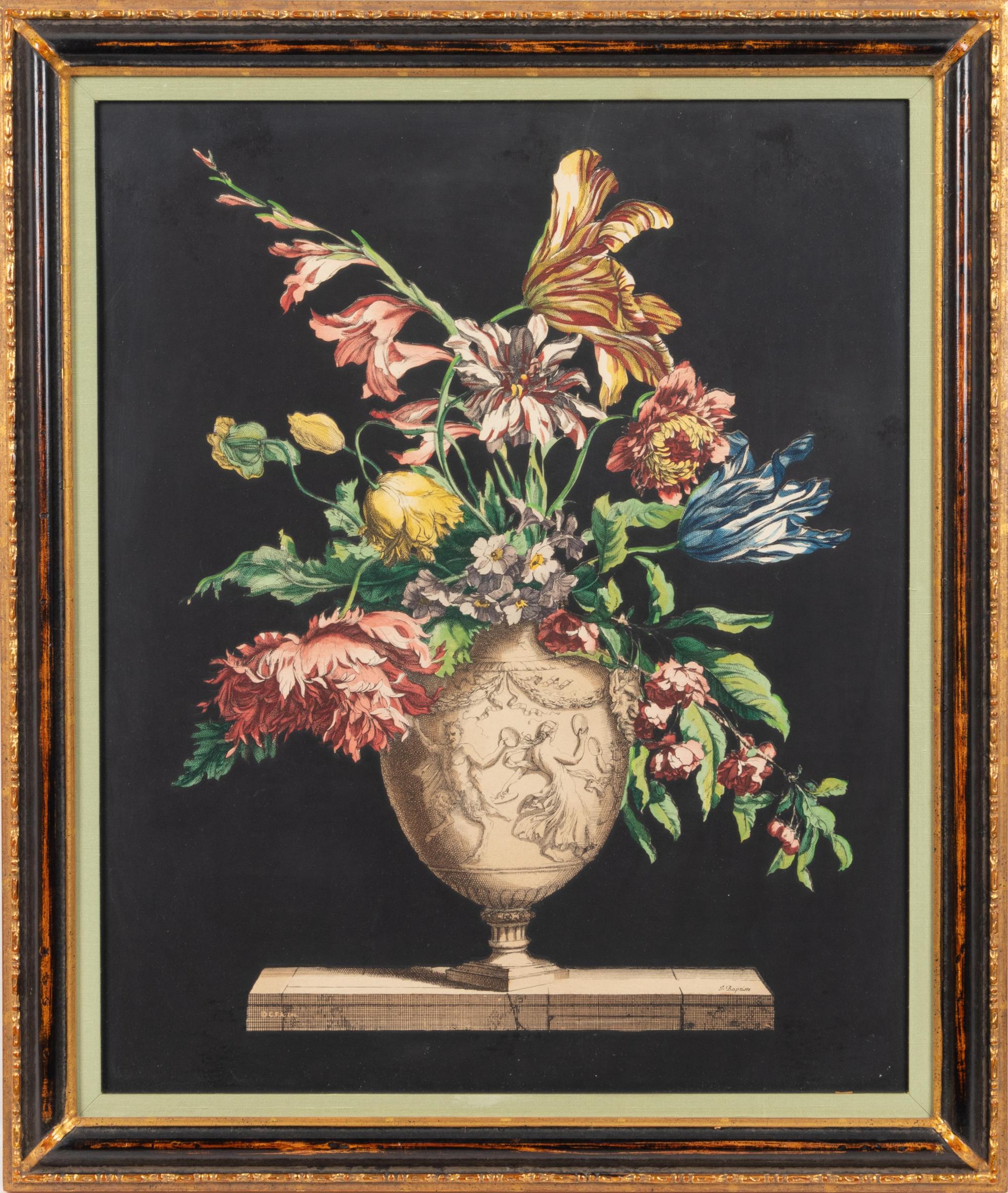 A Set of Four Floral Prints