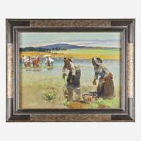 Gerard Adolfs (Dutch, 1898–1968) Figures in the Rice Paddies