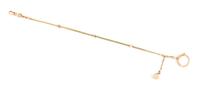 An Antique Rose Gold Watch Fob/Bracelet, 4.00 dwts.