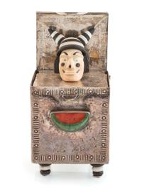 Kosa in the Box, Silver and Mosaic Inlay Lidded Box