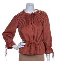 A Carolina Herrera Rust Wool Jacket, Size 8.