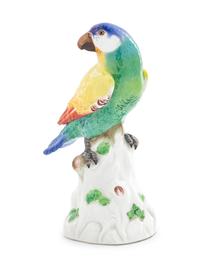 A Meissen Porcelain Parrot