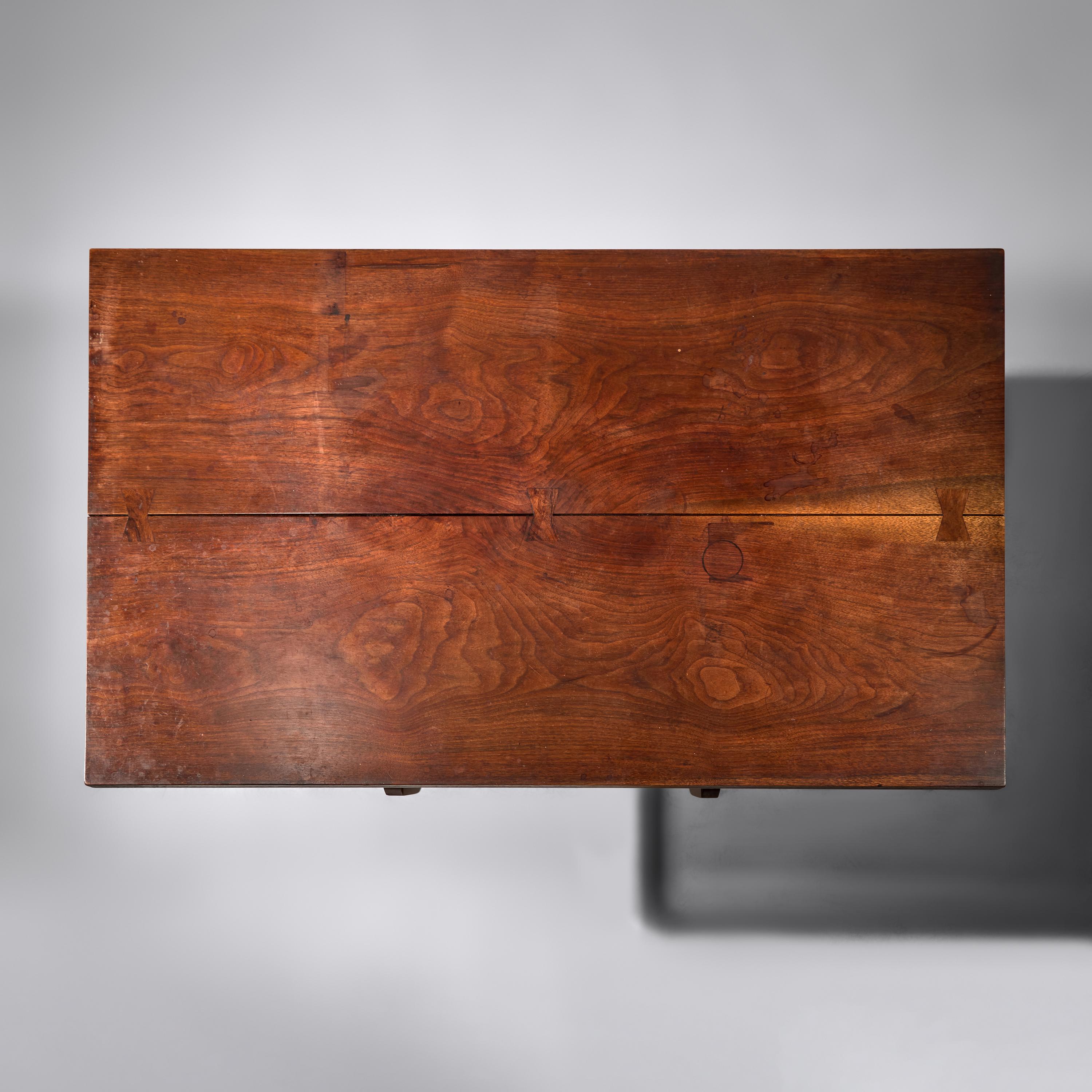 Trestle two-board dining table, 1964