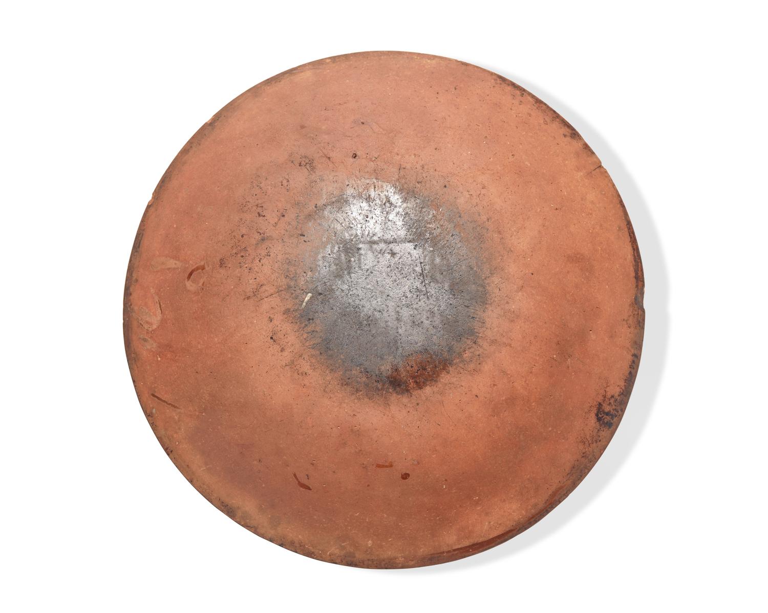A Glazed and Slip-Decorated Redware Charger, 19th Century
