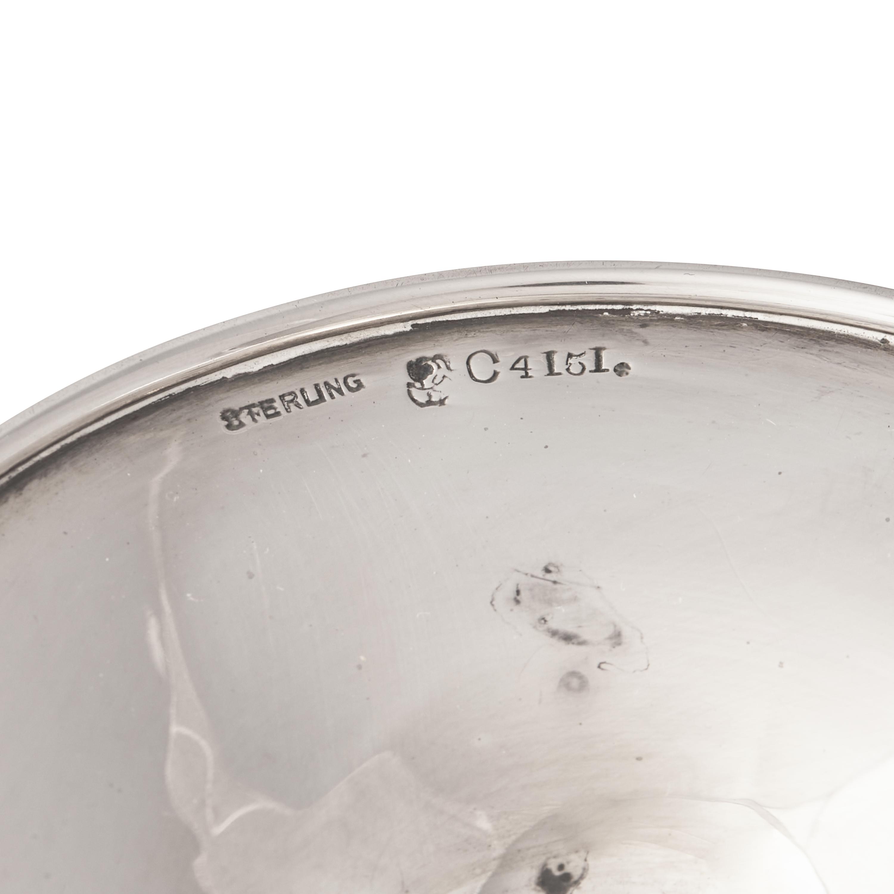 An American Silver Pierced Compote
