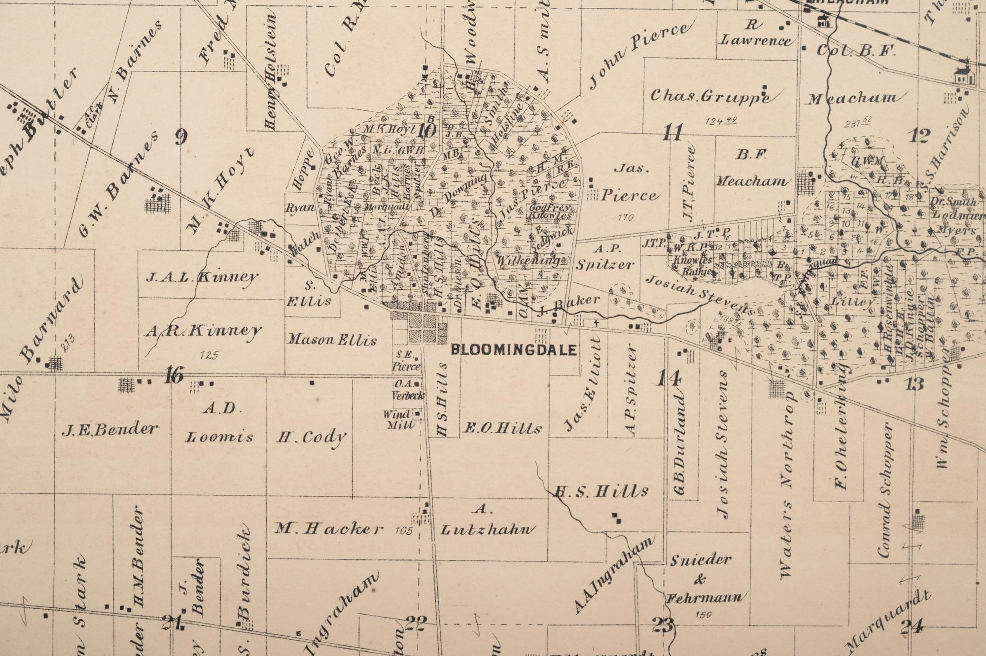 A Group of Five Maps of the Midwest