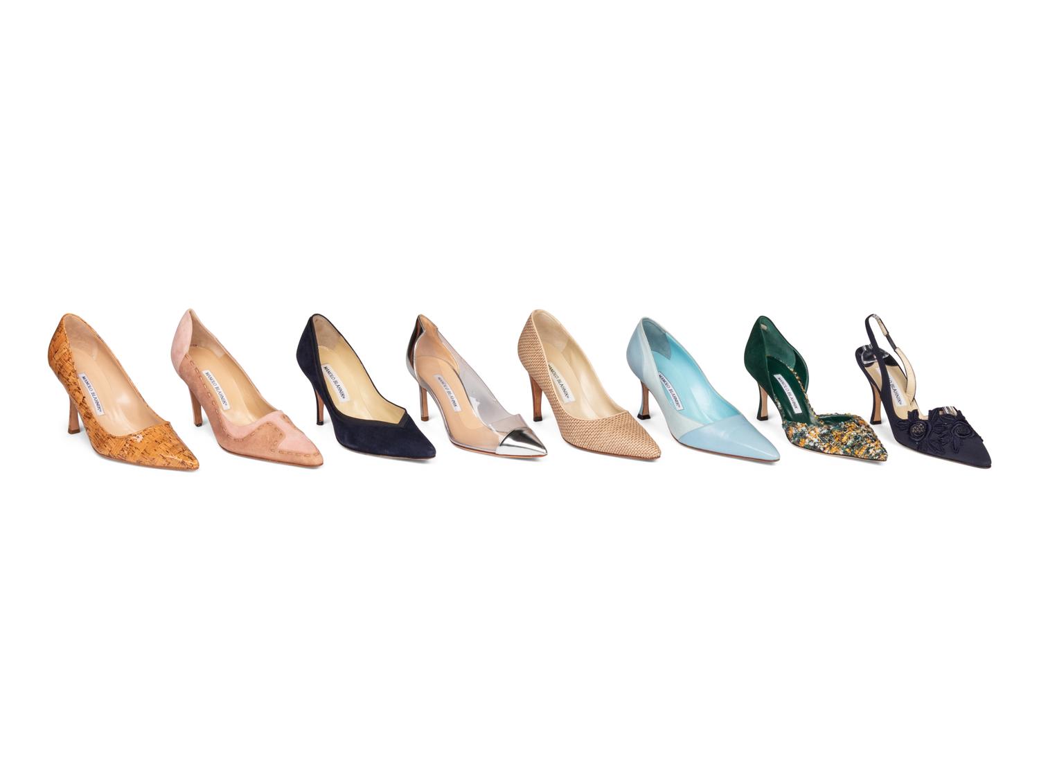 Manolo Blahnik, Eight Pairs of Shoes
