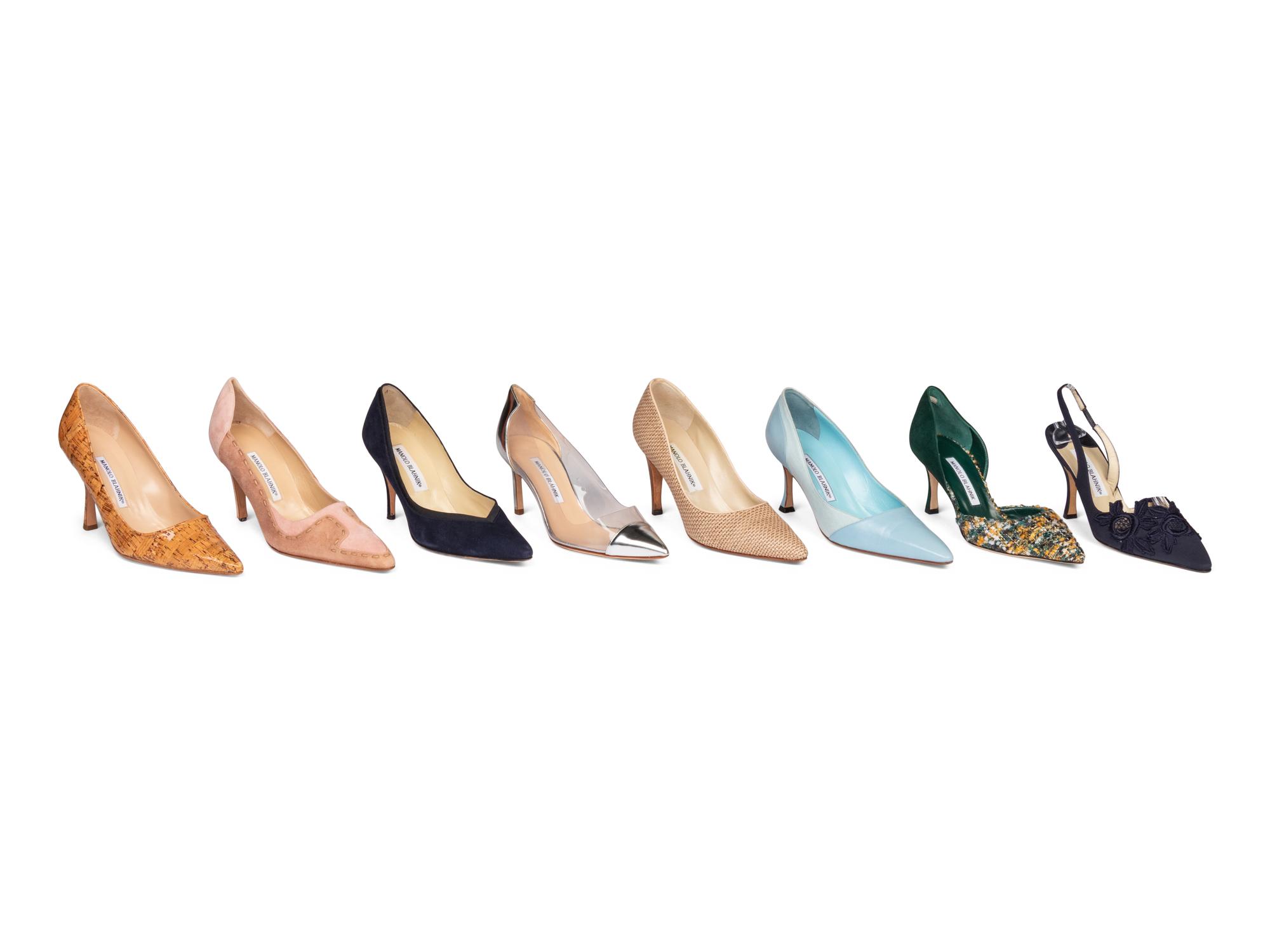 Manolo Blahnik, Eight Pairs of Shoes