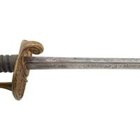 Klingenthal Model 1850 Foot Officers Sword Presented to RW Hemphill - 203 PA Volunteer Infantry - Mortally Wounded at Fort Fisher