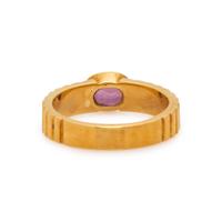 YELLOW GOLD AND RUBY RING