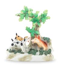 A Chelsea Porcelain Bocage Group