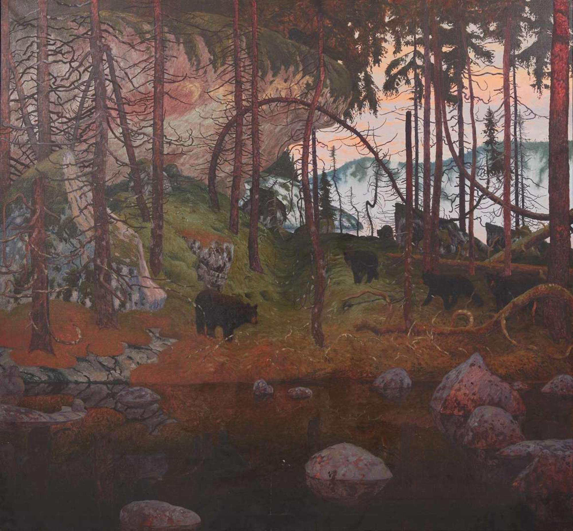 Tom Uttech (American, b. 1942), Kashabowie Lake