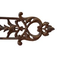 A Cast Iron Crucifix 37" W x 2" D x 63" H — France, 20th Century