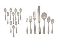 An American Silver Flatware Service