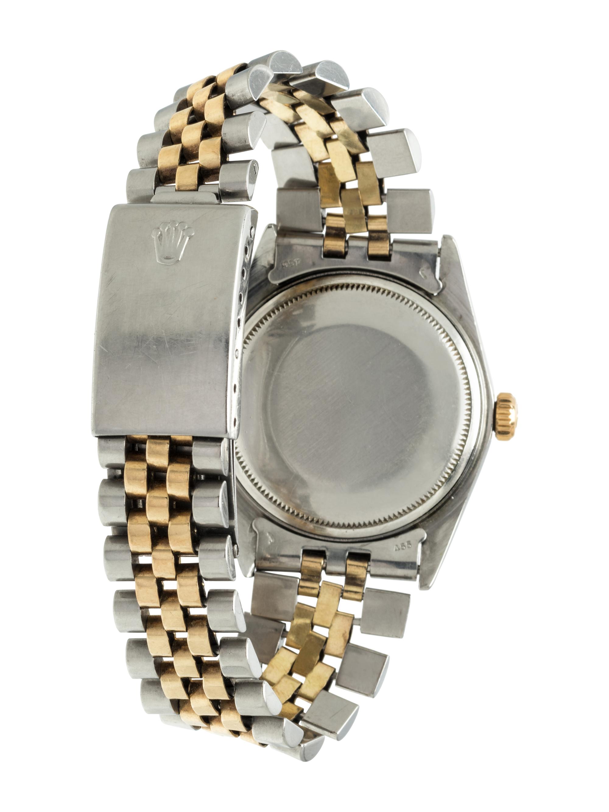 ROLEX, STAINLESS STEEL AND YELLOW GOLD REF. 1601 'OYSTER PERPETUAL DATEJUST' WRISTWATCH, CIRCA 1968