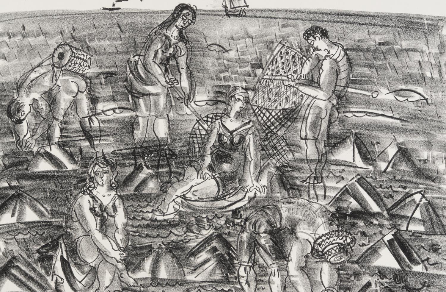Pecheurs de crevettes (Shrimp Fishermen) , c. 1920