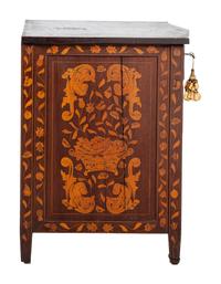 A Dutch Marquetry Chest of Drawers