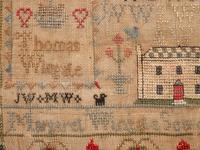 An American Needlework Schoolgirl’s Sampler