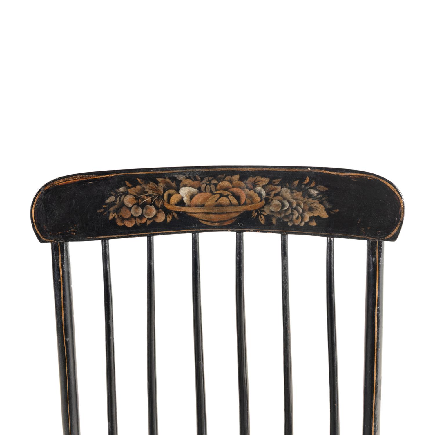 A New England Stenciled Rocking Chair