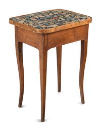 A French Provincial Fruitwood Work Table