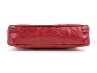 Chanel Red Lizard Shoulder Bag, c.1997