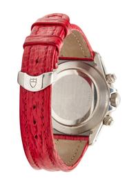 TUDOR, REF. 79260 STAINLESS STEEL 'TIGER PRINCE DATE' RED DIAL CHRONOGRAPH WATCH